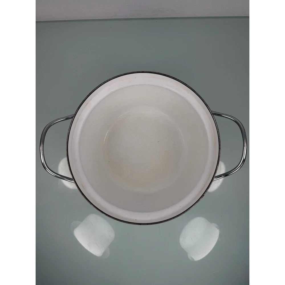 Vintage Cathrineholm Lotus Enamel Dutch Oven 7.5